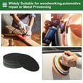 thumbnail image 7 of Unique Bargains Sandpaper Hook & Loop Sanding Sheets 180x180mm Black 220 Grit Round Efficient Grinding and Polishing Automobile Manufacturing and Repair Woodworking, 7 of 7