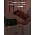 thumbnail image 2 of Teetheory Bedroom Projector Alarm Clock, 180° Rotating Projector Arm, 3.4-inch Display, Adjustable Brightness, Suitable for Home and Office Use, 2 of 6