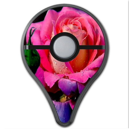 - Skins Decals For Pokemon Go Plus (2-Pack) Cover / Beautiful Rose Flower Pink Purple