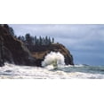 thumbnail image 2 of Leahy, Ike 32x19 Gold Ornate Wood Framed with Double Matting Museum Art Print Titled - Fort Canby State Park, 2 of 4