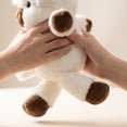 thumbnail image 4 of Plush Highland Cow Toy Cute White Stuffed Animal 1 Piece Cuddly Plush Toy For Kids Gift, 4 of 6