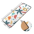 thumbnail image 2 of Beach Theme 72×24 inch Runner Rug Non-Slip Pads Ares Rugs Washable for Bedroom Bathroom Living Room, 2 of 6