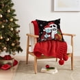 thumbnail image 5 of Nightmare Before Christmas Pillow Covers 18x18 Set of 4 Merry Christmas Xmas Winter Holiday Decorations and Supplies for Home Sofa Couch, 5 of 6