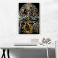 thumbnail image 2 of ARTCANVAS The Burial of the Count of Orgaz 1588 Canvas Art Print by El Greco - Size: 26" x 18" (0.75" Deep), 2 of 9