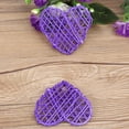 thumbnail image 1 of 6 Uds DIY Decorativo En Forma De Corazón Bola De Ratán Adorno Decoración Para Fiesta De Boda Púrpura, 1 of 7