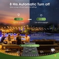 thumbnail image 6 of Solar Outdoor String Patio Bistro Lights, 50ft 52LED 3W G40 Bulbs, USB Rechargeable Portable Edison Café String Lights for Porch, Pergola, Backyard, Garden, Pool, Party, Camping, 6 of 9
