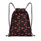 thumbnail image 1 of Fotbe Flamingo Bolsa Mochila con Cordón Estampada, Bolsa de Gimnasio Deportiva, Bolsa Cinch, Bolsa con Cordón para Hombres y Mujeres-Small, 1 of 6