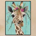 thumbnail image 3 of YM1 (Jirafa-Dy61791) Diamante Animal Jirafa Diamante resina Pintura decorativa DIY 30 * 40 CM, 3 of 9