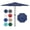 9ft Dark Blue, variant on 7.5' Patio Umbrella Outdoor Table Market Yard Umbrella with 6 Sturdy Ribs for Backyard, Pool, Garden, Deck, Turquoise