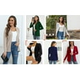 thumbnail image 6 of GingDin Women's Cardigans Lightweight Long Sleeve Open Front Sweater Cardigan s-2xl, 6 of 10