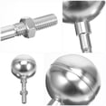 thumbnail image 3 of OULII 6Pack Silver Color Aluminum Alloy Flagpole Finial for Outdoor Use and Decoration, 3 of 8
