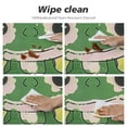 thumbnail image 4 of JEUXUS  Green Round Tablecloth, Frog Printed Tablecloth Table Cover Washable Kitchen Restaurant Party, Gift for Birthday, Anniversary, Valentine's Day, Diameter, 4 of 7