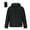 Black, variant on Men's Lightweight Packable Hooded Puffer Jacket Insulated Winter Coat for Snow Ski Traveling