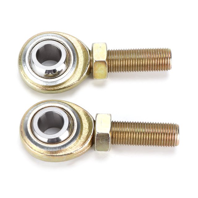 Left Hand Thread Rod End, Stainless Steel Heim Joint 2pcs LH Male Thread For Cars ATVs Ships Motorcycles