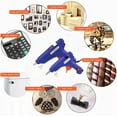 thumbnail image 2 of Emlimny Mini Hot Glue Gun,Fast Heating Hot Melt Gun 10pcs Glue Stick Hot Glue Gun Set For Quick Repair Artist DIY Art Home 20w Blue, 2 of 7