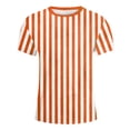 thumbnail image 3 of Xijirk Boys T Shirts Striped Short Sleeve Casual Tee Soft Crewneck Comfortable Playwear Top for Kids Party T-Shirt,10-11 Years, 3 of 3
