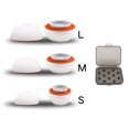 thumbnail image 4 of Earbuds Tips, Noise Canceling Silicone Earbuds Cover Easy Installation  For Earphone, 4 of 8