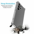 thumbnail image 3 of Galaxy S25,S25 Plus,S25 Ultra Case, Njjex Shockproof Rugged Full Protection Soft TPU Bumper Clear Case Shell Ultra-Thin Slim Fit Flexible Protective Phone Cover For Samsung S25 Ultra, Clear Clitter, 3 of 6