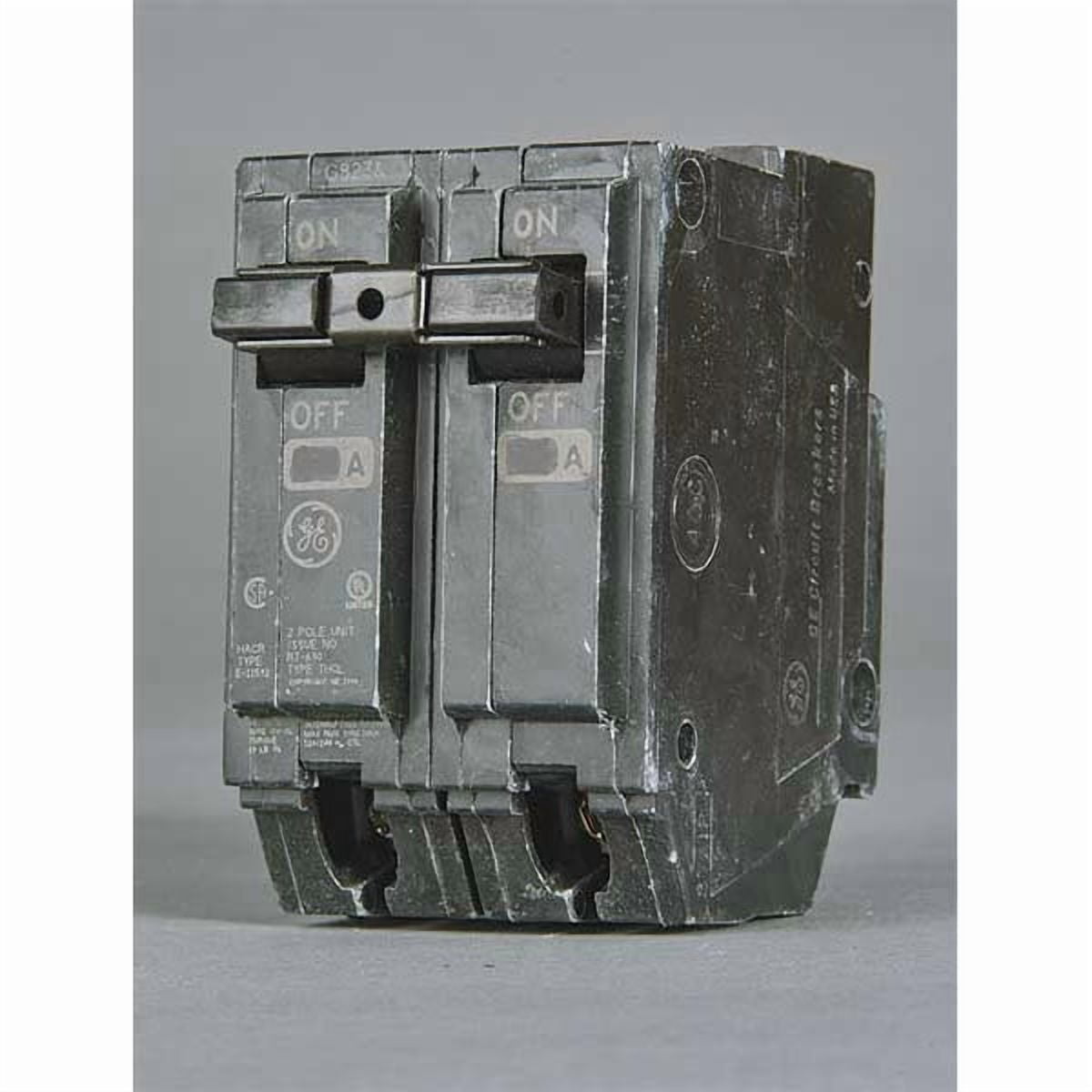 NEW GE THQB2120 Double Pole Bolt-On Circuit Breaker, 20A, 120/240V
