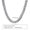 50 cm, variant on Men 8mm Width Chunky Miami Cuban Chain Necklaces 18/20/22/24 inch Neck Collar-45 cm