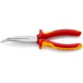 thumbnail image 1 of KNIPEX 26 26 200 SB Pinza de montaje (Pinzas de boca cigueña) aislados con fundas en dos componentes, según norma VDE cromado 200 mm, 1 of 1