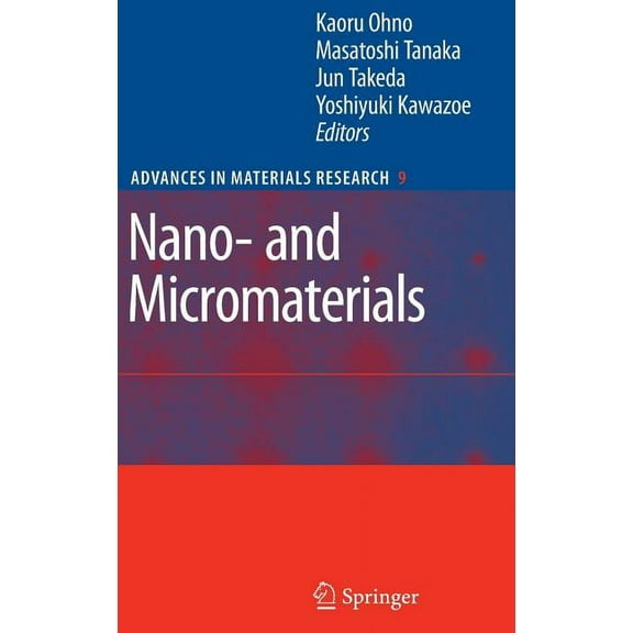 Advances in Materials Research Nano- And Micromaterials, Book 9, (Hardcover)