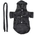 thumbnail image 1 of Pet Bathrobe Plush Soft Absorbent Dog Nightwear with Hood Waist Belt for Puppy CatsS, 1 of 1