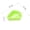 Green, variant on Watermelon Shape Silicone Ice Tray Mold with Lid - Fun Ice Cream Mold for Summer Treats Multifunctional food mold