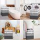 thumbnail image 4 of 1 cesta, cesta grande para la ropa sucia plegable con asas extendidas para ropa, dormitorio y familia, 4 of 5