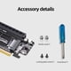 thumbnail image 3 of Expansión Tarjeta Riser Extendida Adaptador Splitter PCIe X16 A X8+x4+x4, 3 of 9