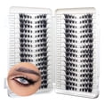 thumbnail image 1 of Pestañas individuales BERSHNOR Cat Eye Wispy 8-16 mm 256 racimos, 1 of 6