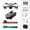 Black, variant on UAV Positioning High-definition Aerial Photography Folding Four Aircraft Remote Control Aircraft, Electronics Gadgets