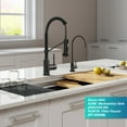 Kraus Bolden Touchless Sensor Commercial Pull-Down Single Handle 18 ...