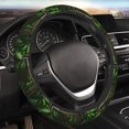 thumbnail image 4 of Cauagu Framed Greenery Wall Art Print Car Steering Wheel Cover - Universal Car Accessory for Diverse Cars for Steering Wheel with a Diameter of 14.5"-15", 4 of 7