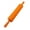 Orange, variant on JTHNC Silicone Rolling Pin Dough Roller For Pizza Cookie With Wooden Handle Nonstick Rolling Pins For Baking Non Cookie Roller Mat Ring for Baking 2 3/4 Embossed Wooden Rolling Pin Set Kitchen Aide
