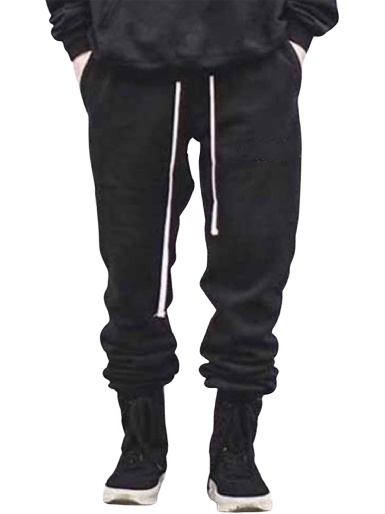 men sherpa sweatpants