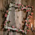 thumbnail image 2 of Artificial Chrysanthemum Flower Vine in Pink 58" Long, 2 of 4