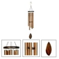 thumbnail image 3 of Metal Wind Chime Courtyard Simpatía Creativa Campana Colgante De Campanilla Para El Jardín Del Porche Del Patio Decoración Del Patio Trasero seitruly HA044077-02, 3 of 6