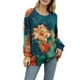 thumbnail image 1 of Suéter YESNO para mujer, feo, navideño, estampado gráfico, extragrande, suéteres casuales de punto holgados, L S01 CR171, 1 of 5