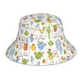 thumbnail image 1 of Fotbe Cactus Plants Sombrero Tipo Pescador con Estampado – Sombrero de Sol de Algodón de Moda para Playa, Golf, Pesca, 1 of 6