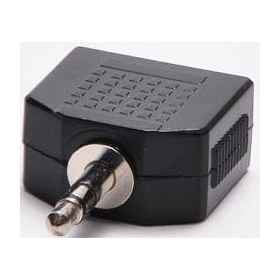 3.5mm Stereo Male to 3.5mm Stereo Female Adapter - Plastic