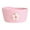 Pink, variant on Cotton Rope Basket Small Woven Basket,6.7"x3.5" Woven Baby Toy Basket for Living Room Shelves Desk Decor,Small Floral Storage Basket Pets Toy Keys Snack Gift Container