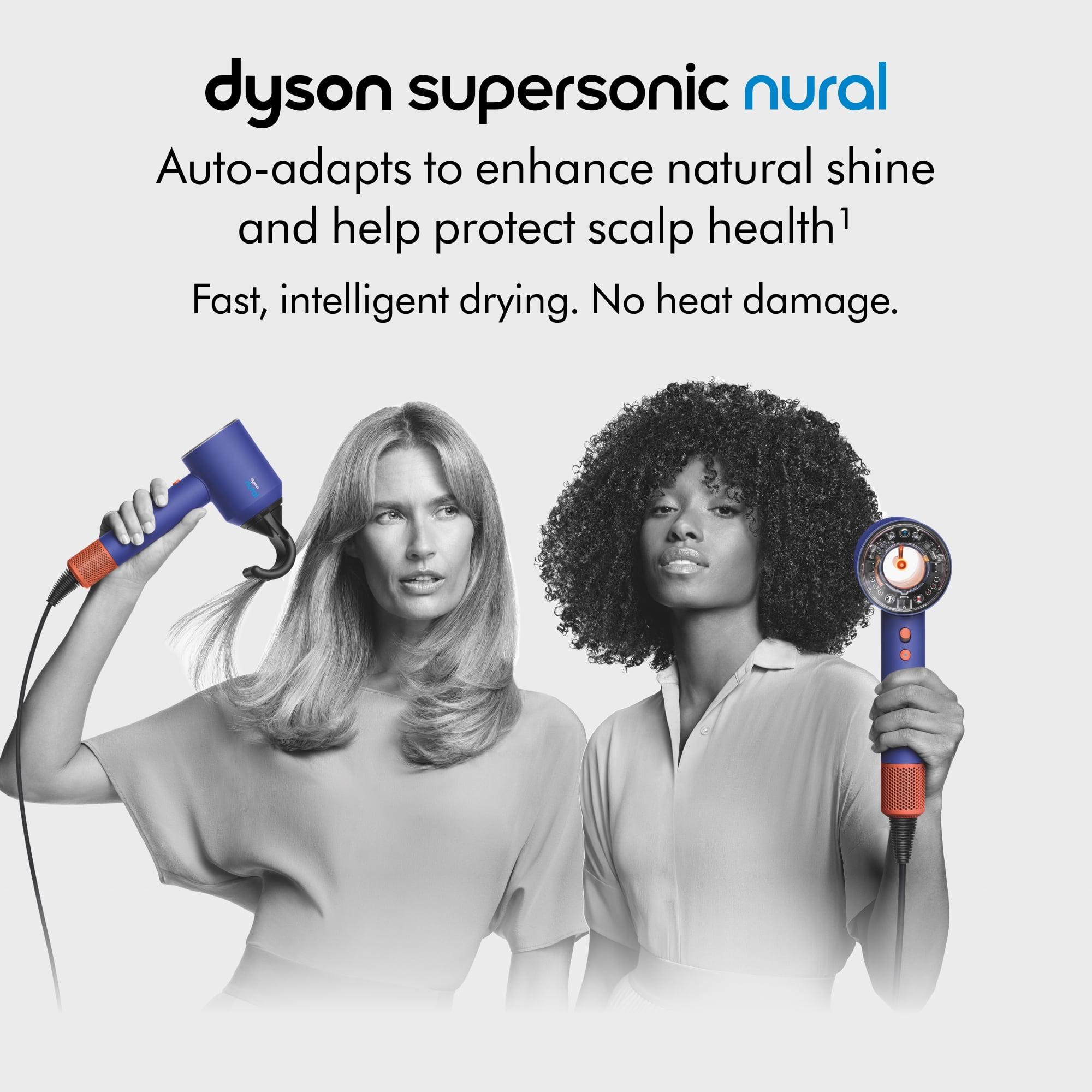 Restored Premium Dyson Supersonic Nural™ Hair Dryer | Vinca Blue/Topaz (Refurbished)