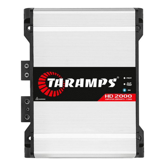 Taramps HD 2000 - 1 OHM 1-CH Monoblock 2000W RMS Class-D Car Audio Amplifier