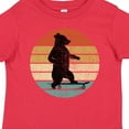 thumbnail image 4 of Inktastic Skateboard Bear Retro Sunset Boys or Girls Toddler T-Shirt, 4 of 5