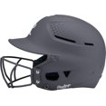 thumbnail image 4 of Casco de bateo de sóftbol Rawlings Serie RX2 Junior Graphite, 4 of 7