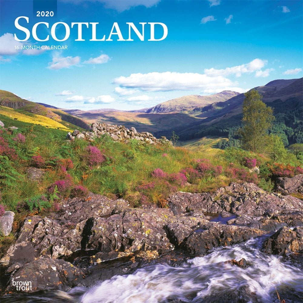 Calendars Scotland Wall Calendar FSC Certified Paper All Major