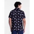 thumbnail image 3 of Birdie Bound Men's and Big Men's Tropical Golf Polo Shirt, Sizes XS-4XLT, 3 of 5