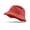 Red, variant on Bucket Hat 100% Cotton Packable Summer Travel Cap Sun hat for Men and Women Red L/XL