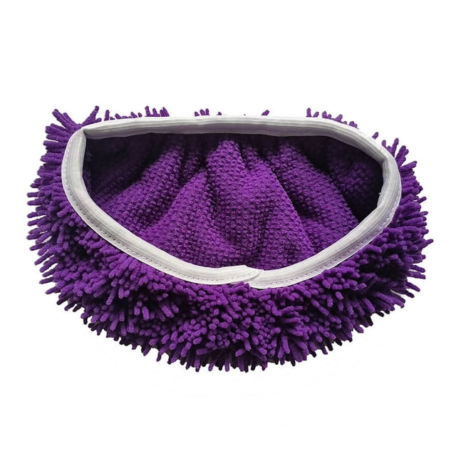 Funda de tela absorbente de agua de repuesto adaptada a la fregona plana Swiffer Mop Paño de fregona rotativa húmeda y seca para uso doméstico